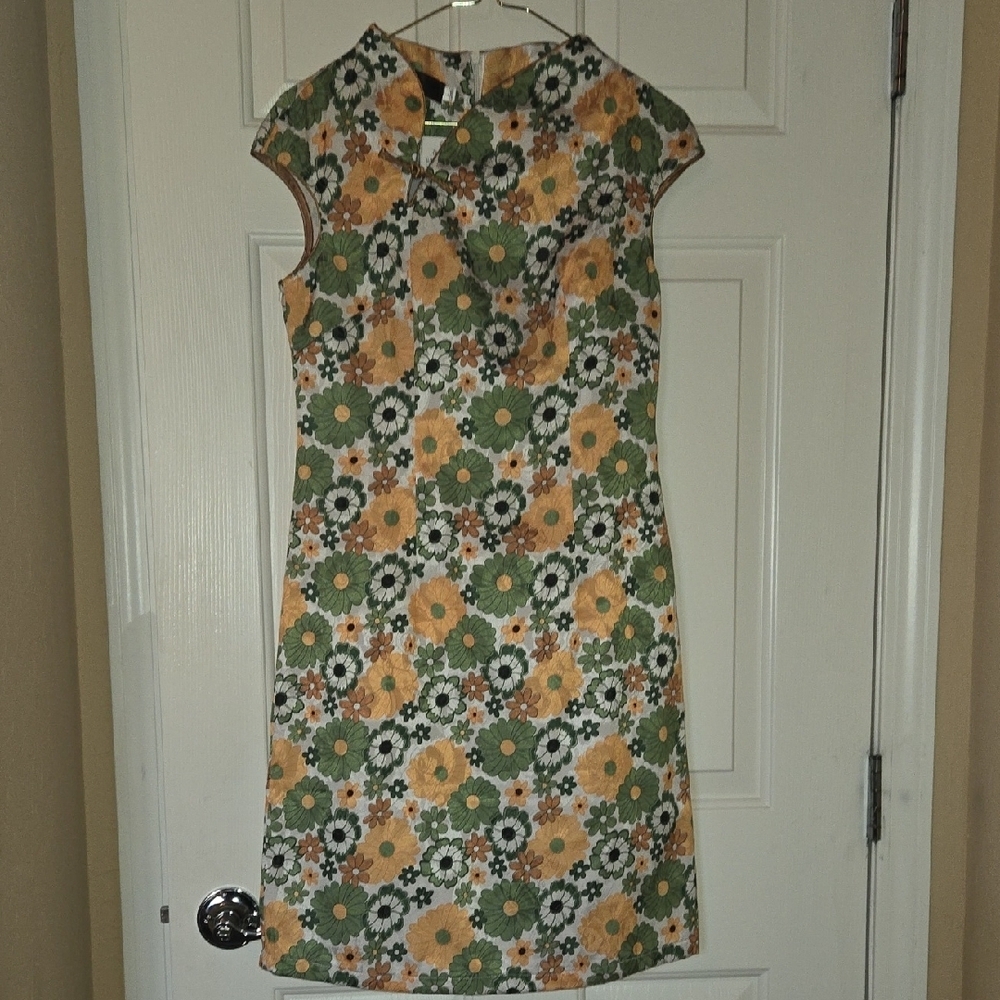 NW JAPANESE TAGS L KIMONO BEAUTIFUL CRAFTSMANSHIP tied knotting front/zip back - Picture 2 of 15
